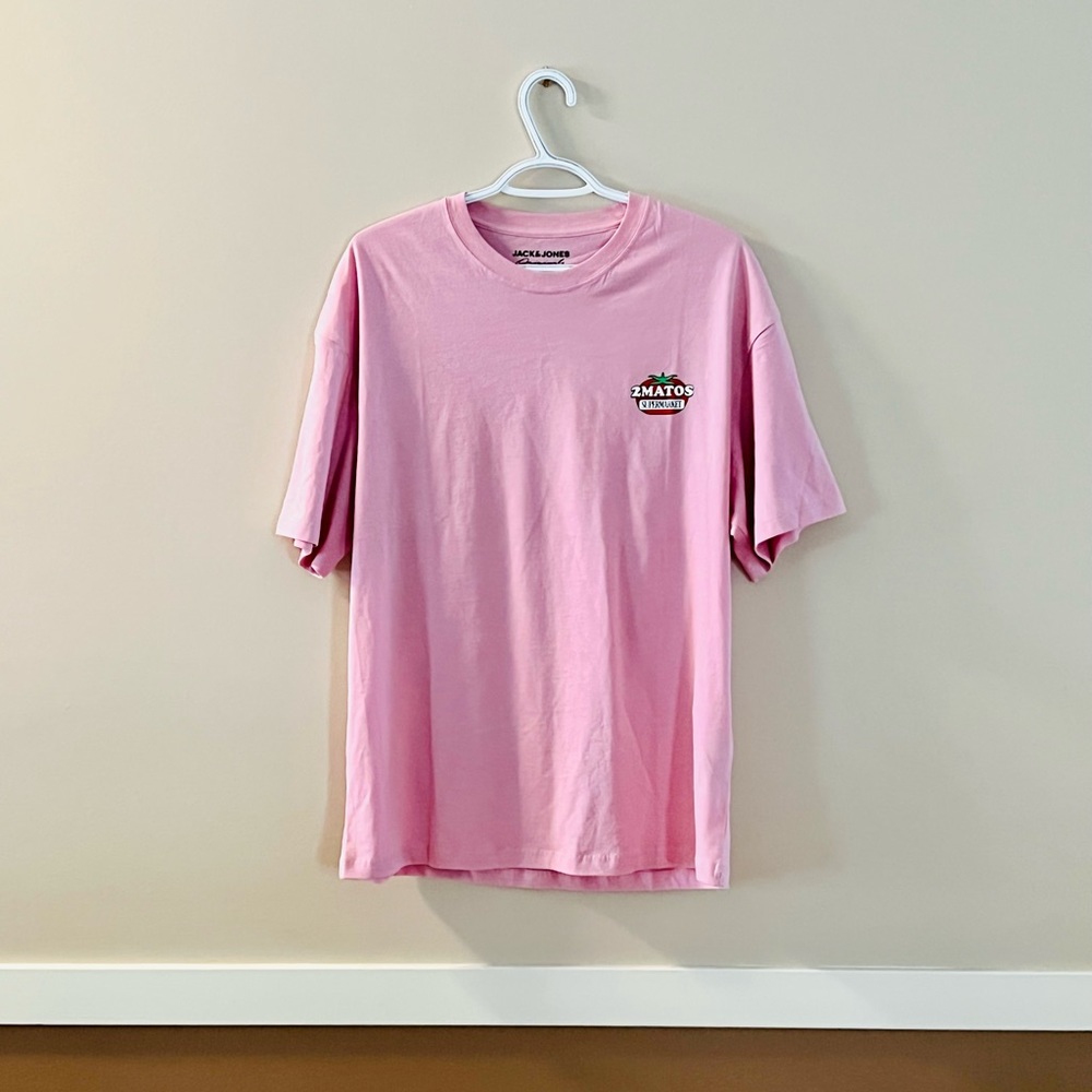 NEW Jack & Jones Pink Graphic Tee Medium Mens / Unisex